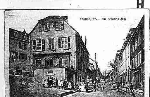 Ville de BEAUCOURT Carte postale ancienne